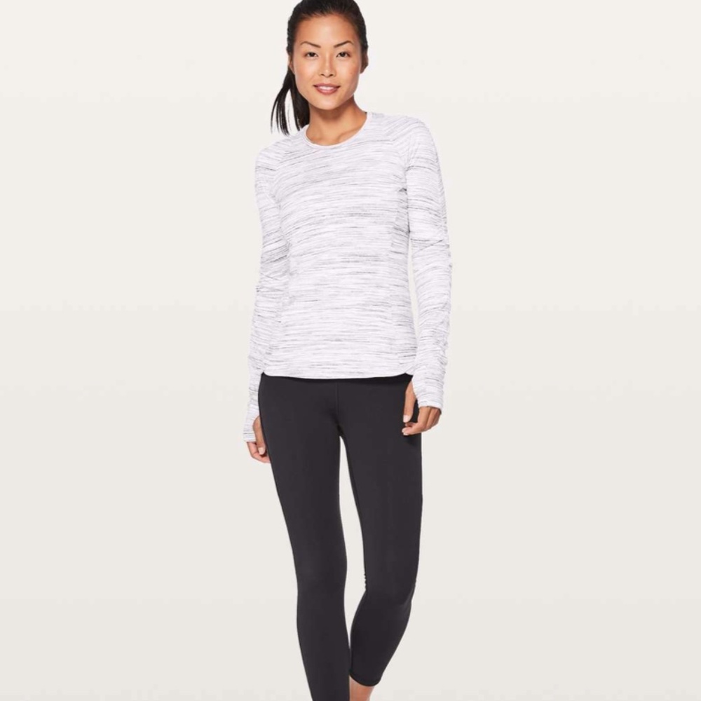 lululemon athletica White Long Sleeve Top